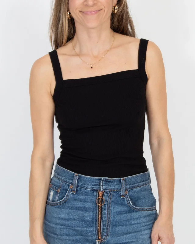 Ribbed Tank solid color tank