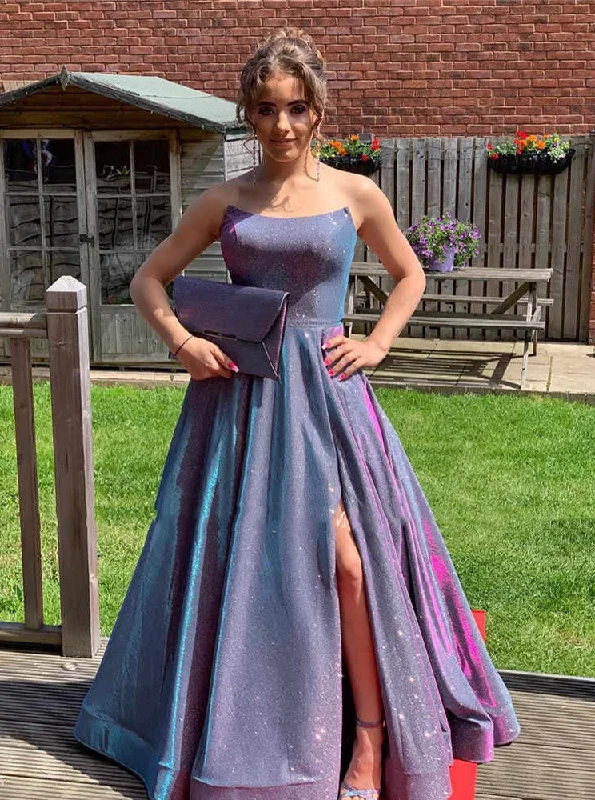 Sparkly Long Strapless Prom Dresses Cheap Evening Party Dress PO329 Tunics Favorite customer