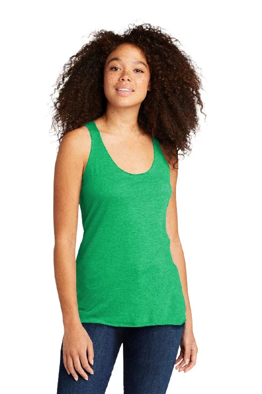 Next Level Apparel  Women's Tri-Blend Racerback Tank. NL6733 high neck tank