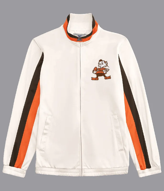 Cleveland Browns Rebound Track Jacket Elasticated Jacket Padded Jacket Insulated Jacket Cleveland Browns Rebound Track Jacket Elasticated Jacket Padded Jacket Insulated Jacket