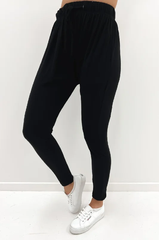 Slouch Pant Black Casual Yoga Pants