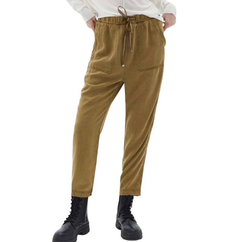 OXXO -  Mid Rise Baggy Fit Pants Soft Wool Pants