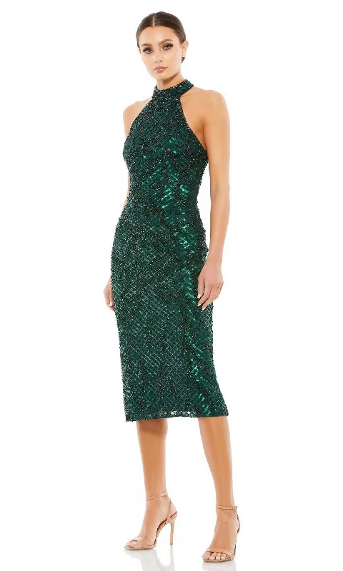 Mac Duggal Short Party Dress 5535 Cowl Neckline Elegant