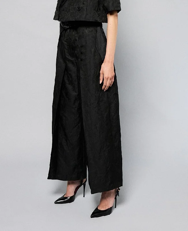 Katia Pleated Hakama Pants Katia Pleated Hakama Pants Relaxed Linen Pants