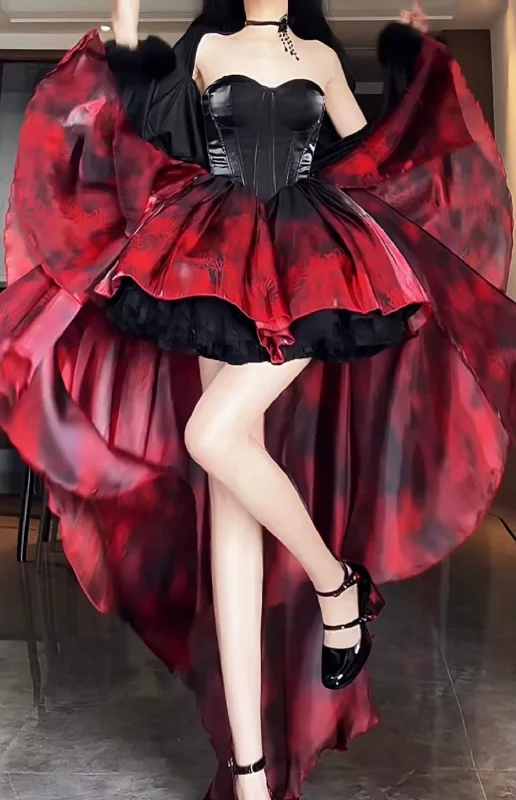 Cinessd Ball Gown Party Dress Lolita Dress Christmas Dress Burgundy Birthday Dresses SD1132 Pencil Length Work Cinessd Ball Gown Party Dress Lolita Dress Christmas Dress Burgundy Birthday Dresses SD1132 Pencil Length Work