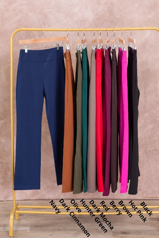 The Magic Slim Straight Leg Pant Modern Stretch Trousers