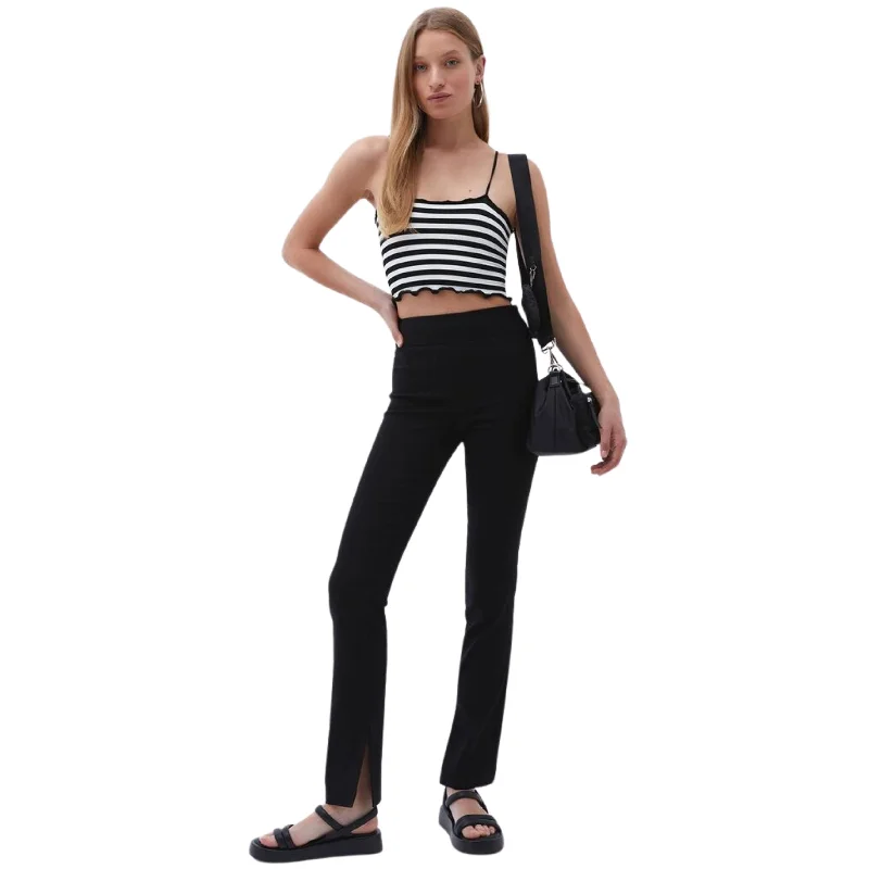 OXXO - High Waist Slim-Fit Pant Classic Chino Pants