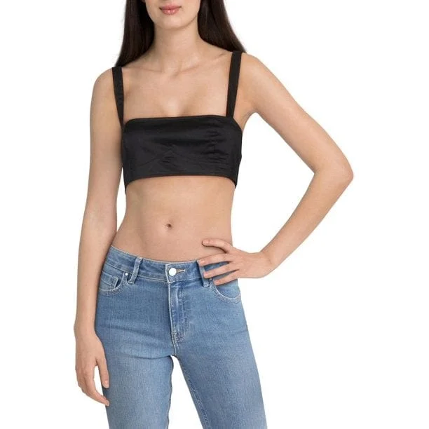 DANIELLE BERNSTEIN - Bra Tank Crop Top basic tank top