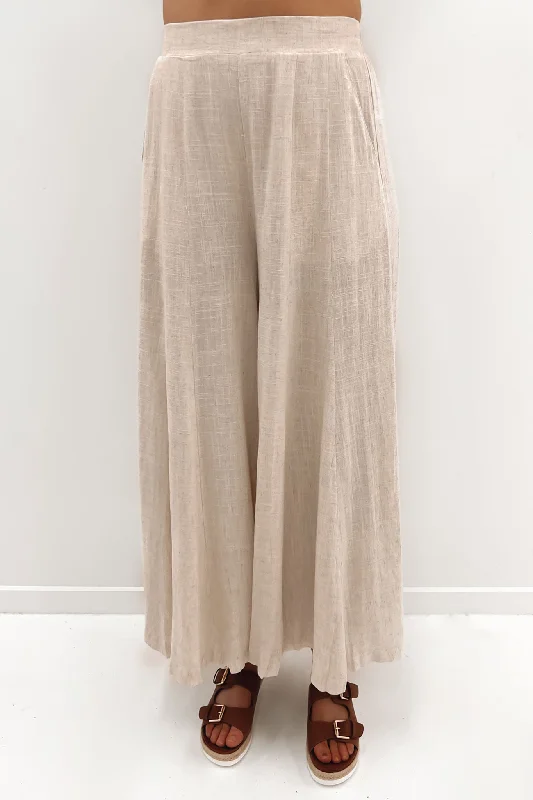 Jamaya Pant Beige Comfortable Denim Pants