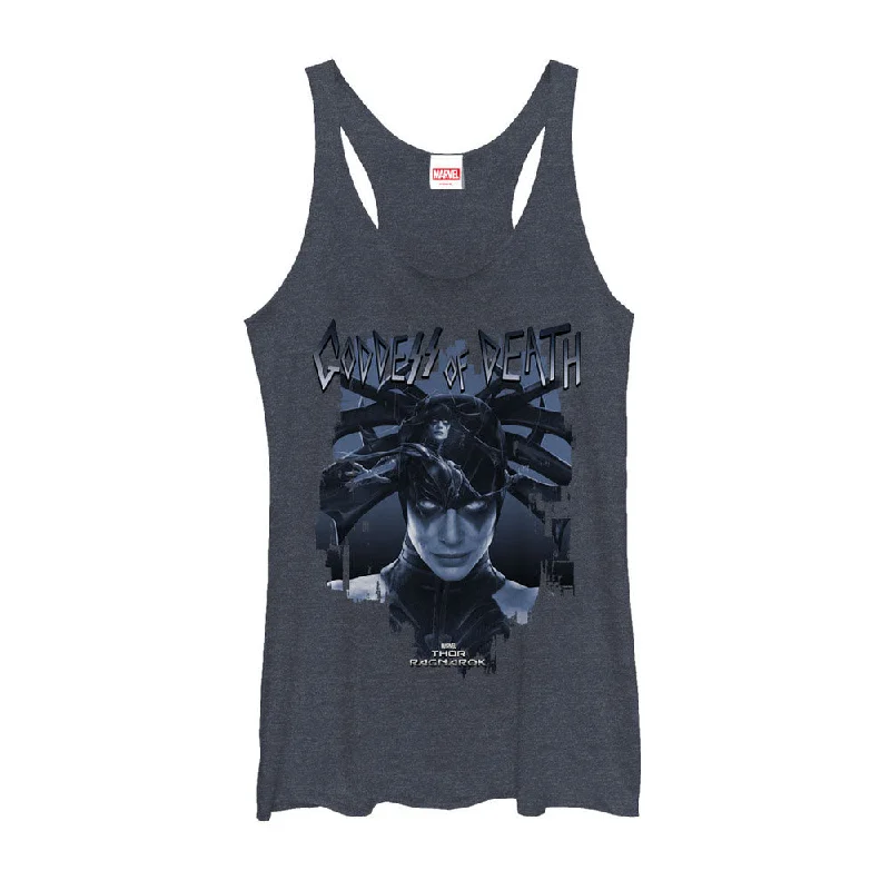 Women's Marvel Thor: Ragnarok Hela Goddess of Death Racerback Tank Top ribbed tank top