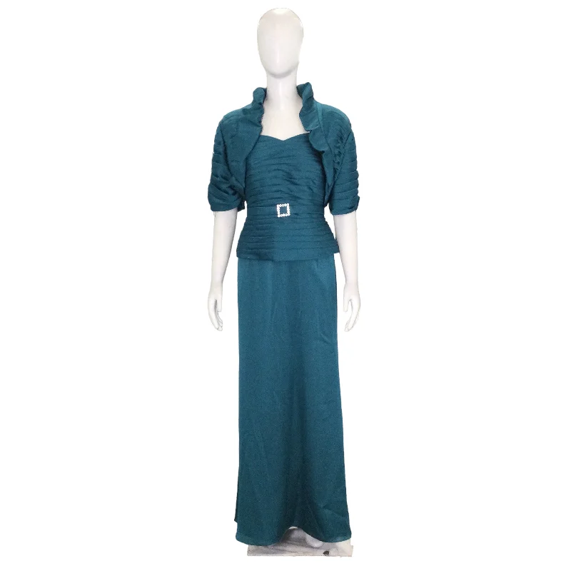 JADE COUTURE TEAL BRIDAL PARTY DRESS - 16 Tunics Sophisticated sleek