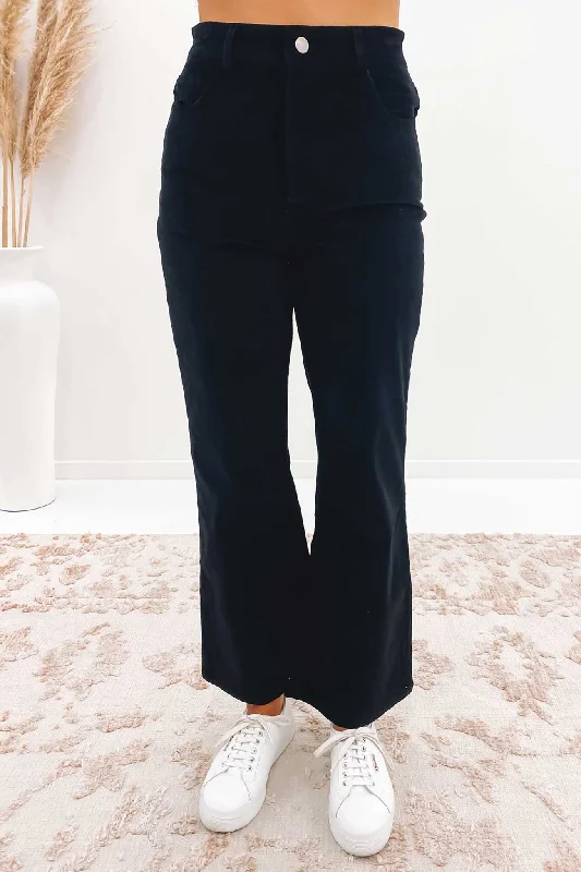 Fletcher Pant Black Casual Skinny Fit Pants