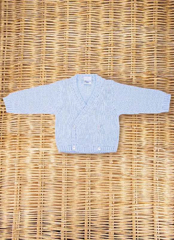 Baby First Cardigan Herringbone Houndstooth Plaid