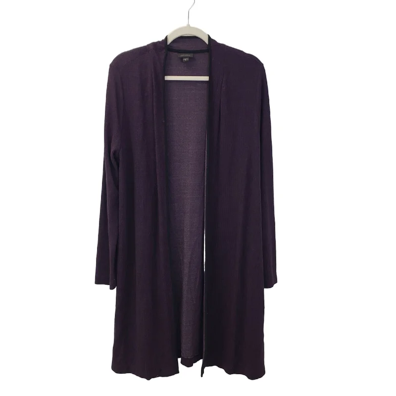 J. Jill Wearever Collection Longline Cardigan Sweater Size Medium Mesh Fabric Canvas Fabric Denim Fabric