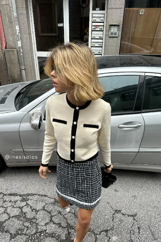 TWEED MINI SKIRT denim skirt durable