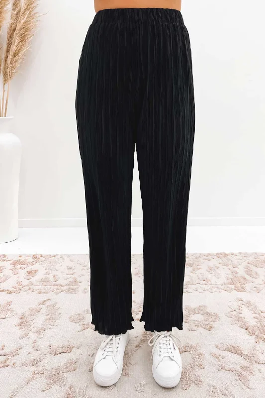 Chase Pant Black Stylish Slim Trousers