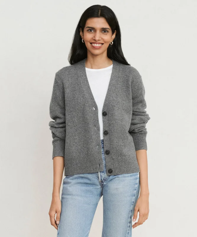 Cashmere Colette Cardigan Boxy Cardigan Fitted Cardigan A-Line