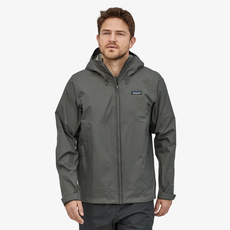 Patagonia Men's Torrentshell 3L Jacket - Forge Grey Cotton Jacket Linen Jacket Terry Jacket Patagonia Men's Torrentshell 3L Jacket - Forge Grey Cotton Jacket Linen Jacket Terry Jacket