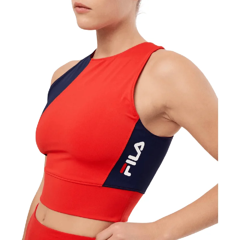 FILA - Racerback Cropped Tank Top lace tank top
