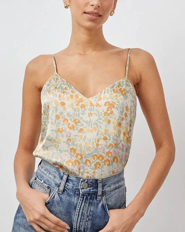 "Paola Summer Meadow" Tank cotton tank top