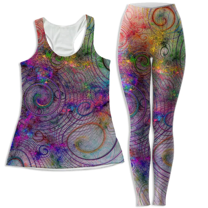 Mental Tweak Women's Tank and Leggings Combo breathable tank top