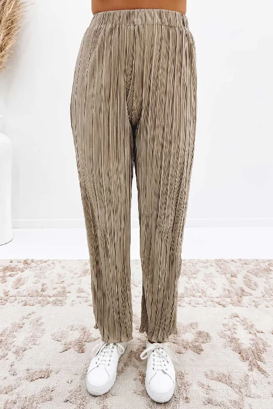 Chase Pant Beige Slim-Fit Khaki Pants
