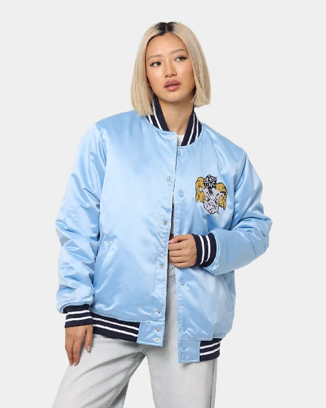 Mitchell & Ness University Of North Carolina Tar Heels Heavyweight Satin Jacket Light Blue Satin Jacket Silk Jacket Chiffon Jacket Mitchell & Ness University Of North Carolina Tar Heels Heavyweight Satin Jacket Light Blue Satin Jacket Silk Jacket Chiffon Jacket