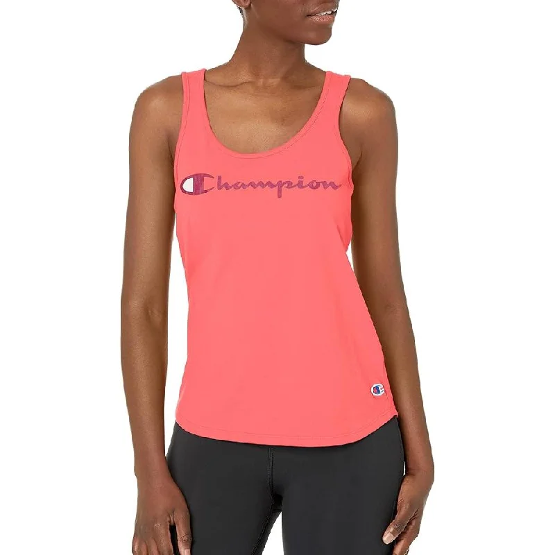 Champion Tank Femenino The_Classic_Tank_Graphic Pinky_Peach coral tank top