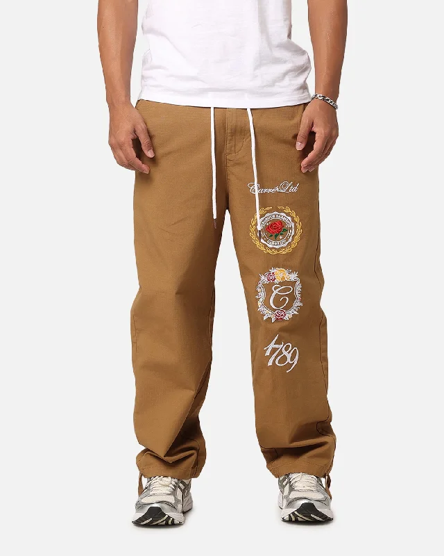Carre Gorgeous Patch Pants Tobacco Soft Cotton Pants