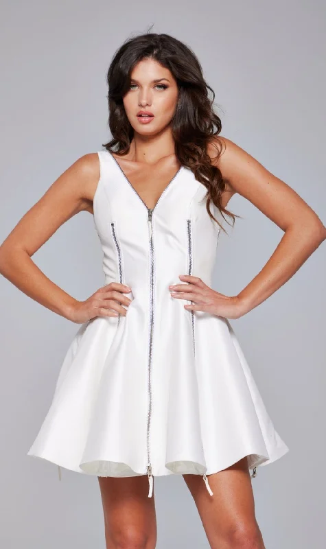 Jovani Short Party Dress 39821 Tunics Prom sequined
