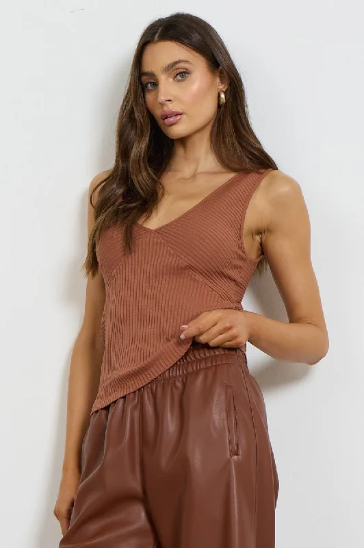 MASCOTTE TANK - (FINAL SALE) bronze tank top