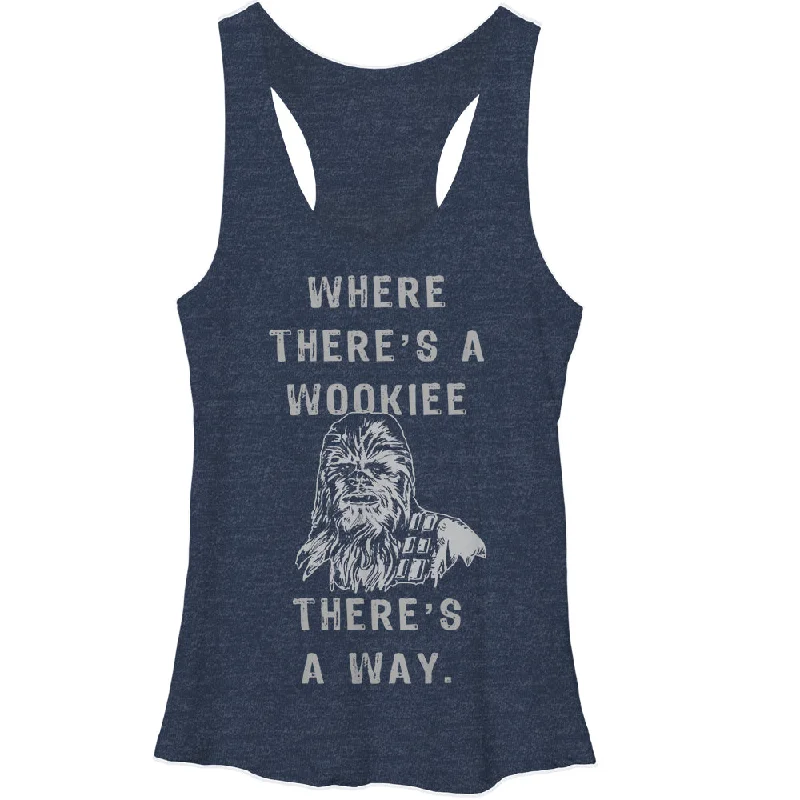 Women's Star Wars Wookiee Way Racerback Tank Top off shoulder tank