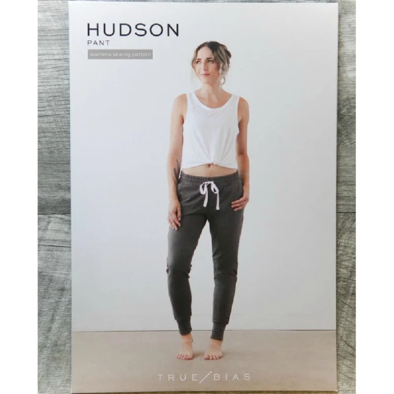 True Bias Hudson Pants Pattern (printed paper) Modern Stretch Trousers