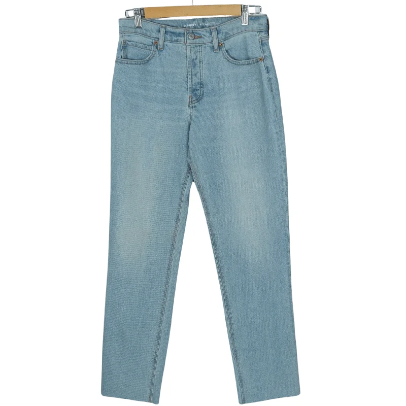 OLD NAVY - High rise straight denim pants Comfortable Denim Trousers