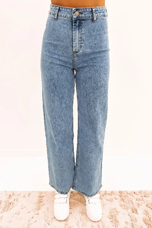 Cayn Denim Pant Light Blue Cozy Lounge Pants