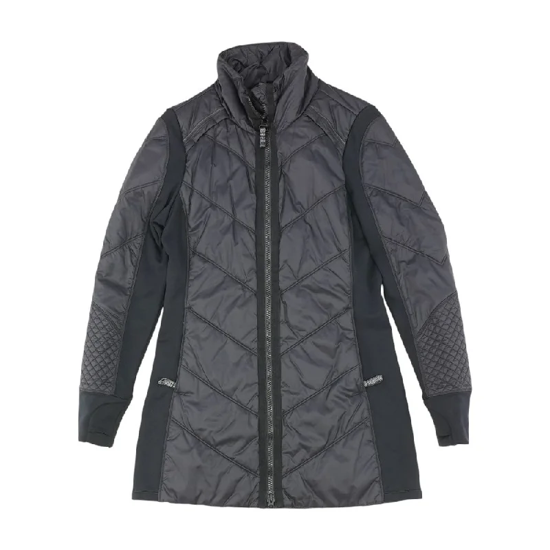 Black Solid Puffer Jacket Jersey Jacket Tulle Jacket Batik Jacket