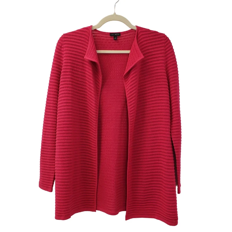 Talbots Ribbed Open Cardigan Sweater Size Small Slim Fit Regular Fit Oversized