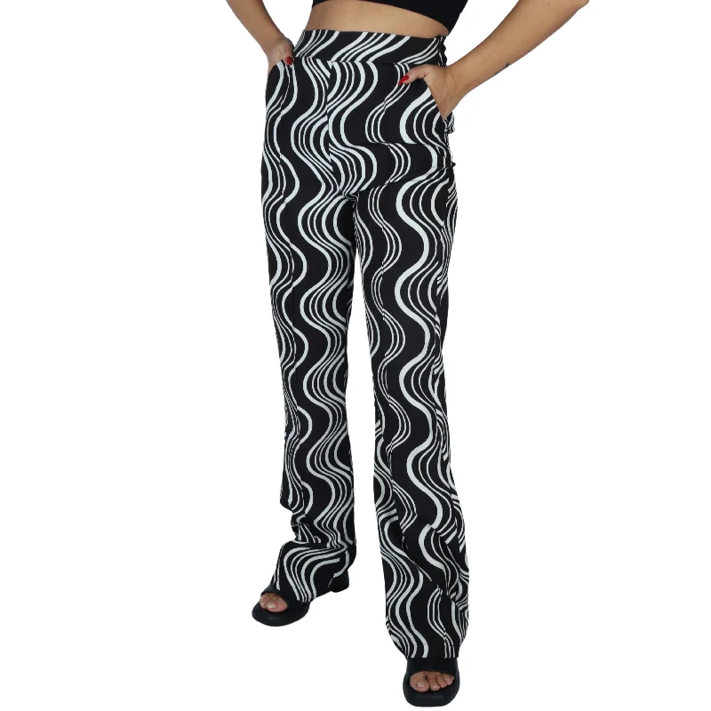 IMPERIALE - Swirl straight leg pants Modern Bootcut Pants