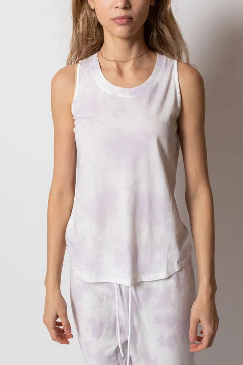 Sale Jilda Tie Dye Tank low neck tank
