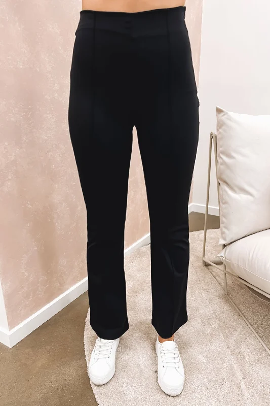 Dani Pant Black Relaxed Linen Pants