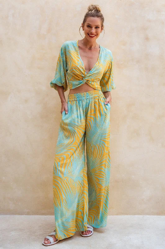 Fatima Wide Leg Pants Trendy Palazzo Pants