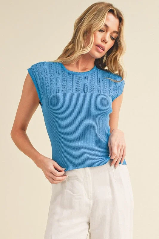 Taria High Neck Tank comfortable tank top