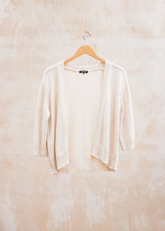 Short Edge to Edge Cardigan in Calico Zippered Buttoned Snapped