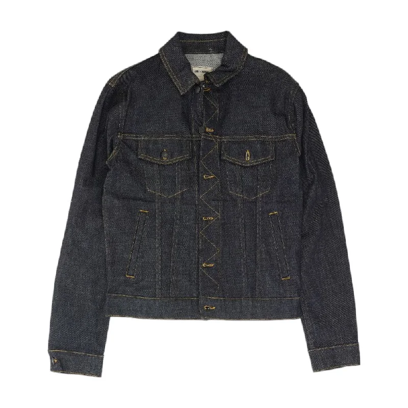X Evan Ross Base Brut Denim Jacket in Blue Herringbone Jacket Checkered Jacket Solid Jacket X Evan Ross Base Brut Denim Jacket in Blue Herringbone Jacket Checkered Jacket Solid Jacket