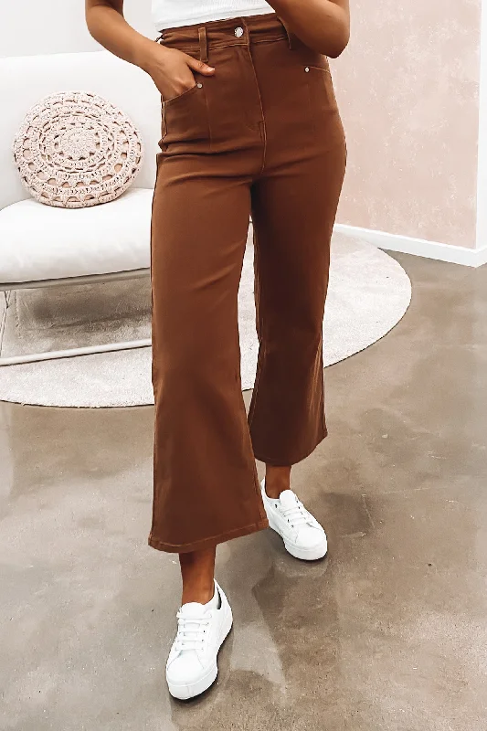 Hilary Pant Tan Stylish Harem Pants