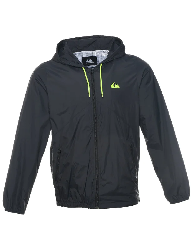 Black Jacket - S A-Line Jacket Boat Neck Shawl Collar