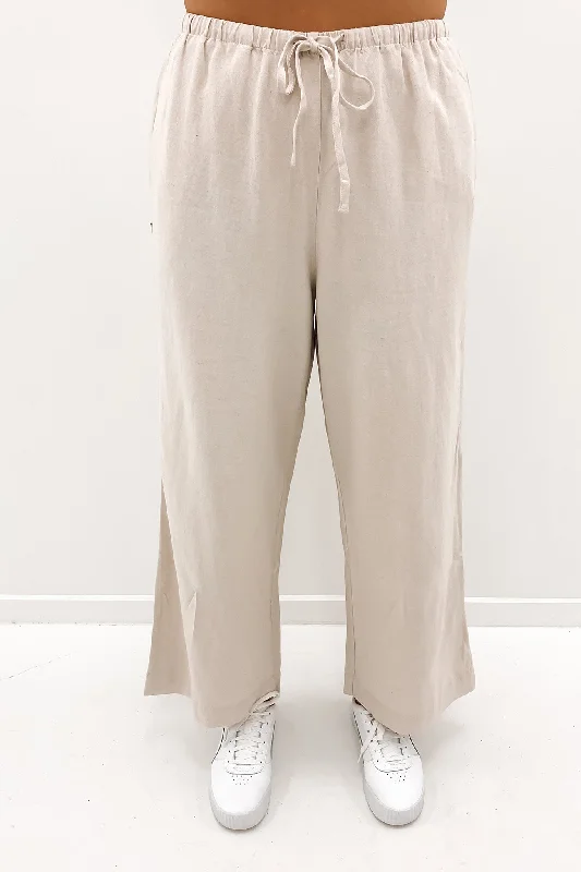 Classic Drawstring Pant Oat Cozy Maternity Pants