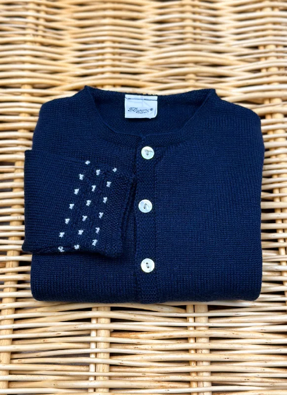 Dots Wool Cardigan Oversized Loose Flowy