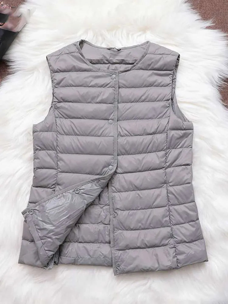90% Ultra Light White Duck Down Women Vest Thin Coat Women Duck Down Sleeveless Jacket V Collar Or O Collar Coat Print Jacket Jacquard Jacket Patchwork Jacket 90% Ultra Light White Duck Down Women Vest Thin Coat Women Duck Down Sleeveless Jacket V Collar Or O Collar Coat Print Jacket Jacquard Jacket Patchwork Jacket