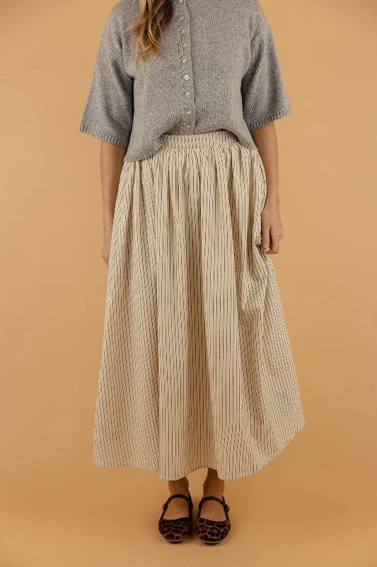 In Your Eyes Striped Skirt corduroy skirt durable